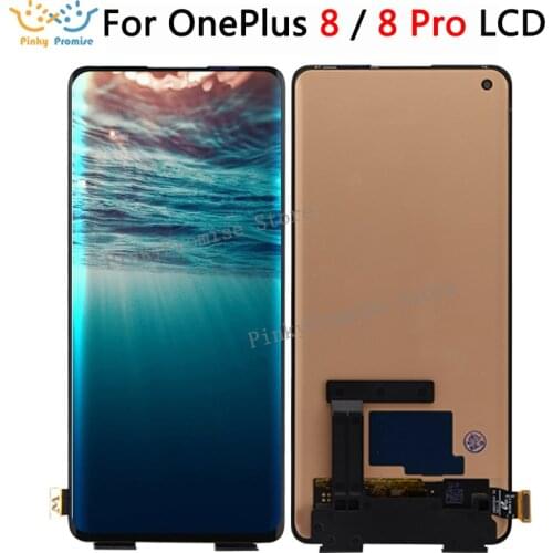 AMOLED Original for Oneplus 8 LCD display Replacement for Oneplus 8 pro LCD Display Digitizer Assembly Replacement Part