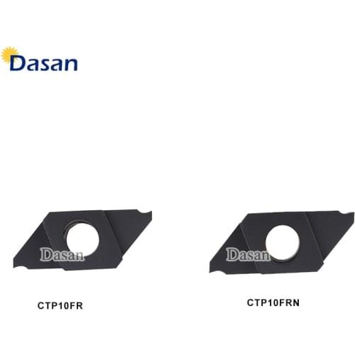 10pcs CTP10FR CTPA15FR CTPA20FR CTPA15FRN CNC Lathe CTPSL Tool Small Parts Cut-Off Processing Tungsten Carbide Inserts