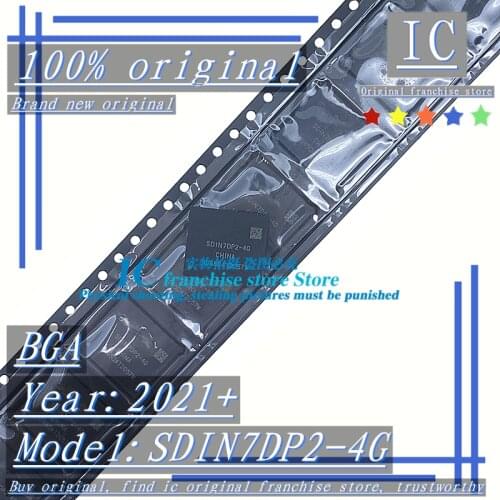 2021+100% Brand new original 1PCS-10PCS SDIN7DP2-4G BGA EMMC Memory chip
