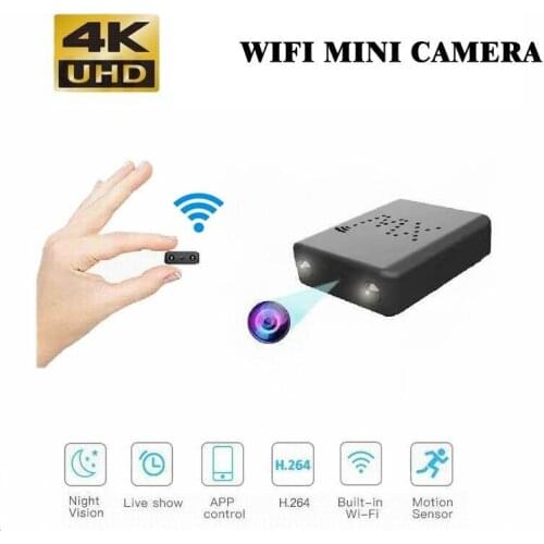 4K Mini Wifi Camera Night Vision XW Camcorde Motion Detection Video Recorder Home Security Surveillance Night Vision Camera