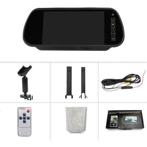 High Quality 7 Inch Dvr Rear View Mirror Monitor Parking Lot Surveillance Video Recorder Driving Recorder TFT LCD Color Screen