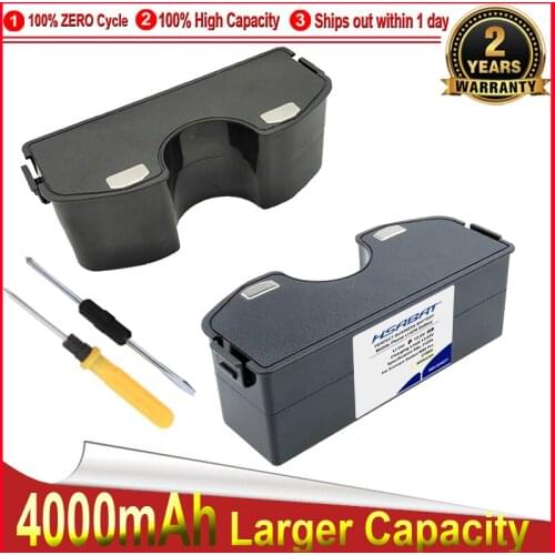 HSABAT 0 Cycle 4000mAh Battery for ECOVACS Deebot DT85G DT85 DT83G DM81 Robot Vacuum Cleaner Sweeper Accumulator