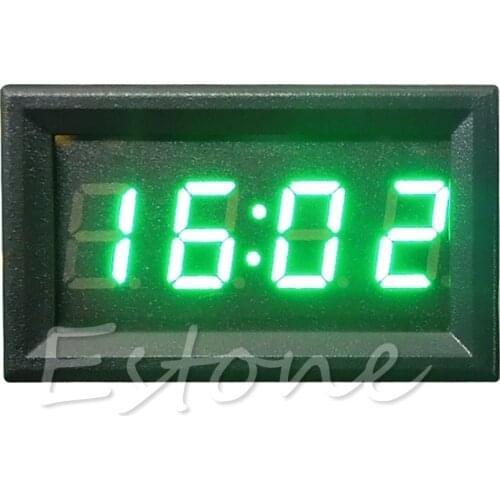 12V/24V Car Motorcycle Accessory Dashboard Digital Clock LED Display NEW N0HF