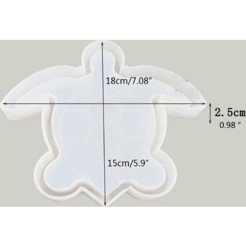 Tortoise Ashtray Resin Silicone Mold Animals Sea Turtle Shape Ashtray Resin Casting Molds Kit Resin Ashtray Mold Tools