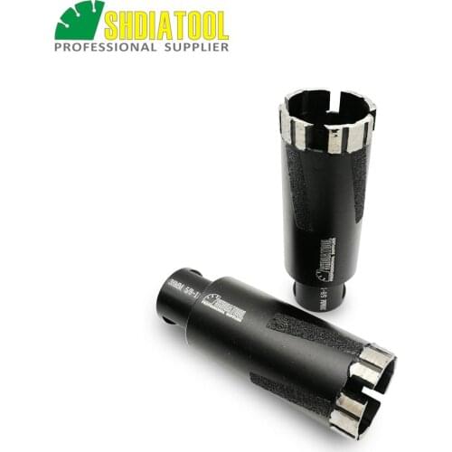 SHDIATOOL 2pcs Laser Welded Diameter 38mm Diamond Dry Drilling Core Bits With Side Protection 5/8-11 Thread