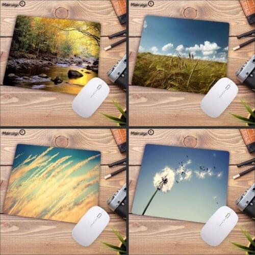 Mairuige Treetops Swaying in the Wind Beautiful Scenery Laptop Computer Mousepad Size for 18x22cm 20x25cm Gaming Mousepads