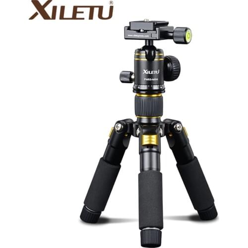 XILETU FM5S-MINI Lightweight Desktop Tripod with 360 degree Ballhead &Protect Bag for Canon Nikon Sony Olympus DSLR Camera
