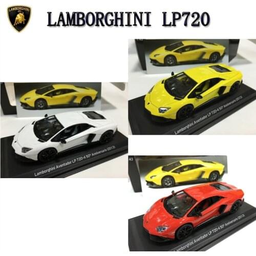 New 1/43 Scale LP720 Diecast Alloy Toy Car Model For Collection Gift Simulation car model collection decoration ornaments