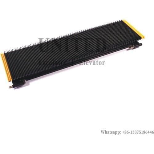 UNITED Escalator Pedal Sidewalk Stainless Steel Pedal black With Yellow Edges At Both Ends XAA26340H23 L800/1000mm