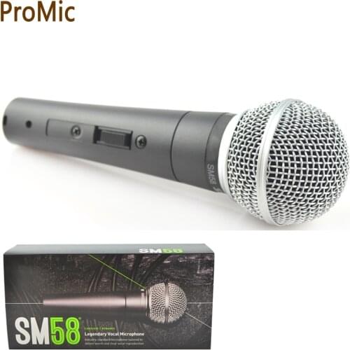 SM58SK микрофон the most legendary live performance mic,SM58 dynamic vocal microphone,SM58 for stage,PC,karaoke,gaming