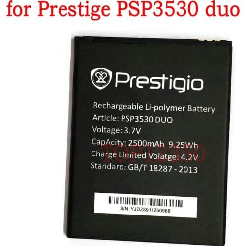 High Quality 2500mAh battery For Prestigio Muze D3 E3 F3 PSP 3530 DUO PSP3531 PSP3532 DUO Muze A7 PSP7530 DUO Mobile phone