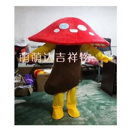 High Quality Mushroom Mascot Costume Cartoon Apparel Halloween Birthday Cosplay Apparel