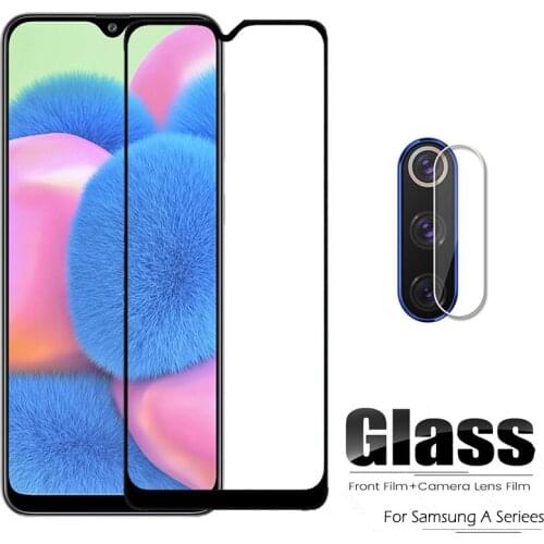Full Cover Protective Glass for Samsung A30S Tempered Screen Protector for Samsung Galaxy A31 A20S With Camera lens Film