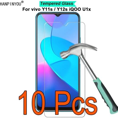 10 Pcs/Lot For vivo Y11s / Y12s iQOO U1x 6.51" 9H Hardness 2.5D Ultra-thin Toughened Tempered Glass Film Screen Protector Guard