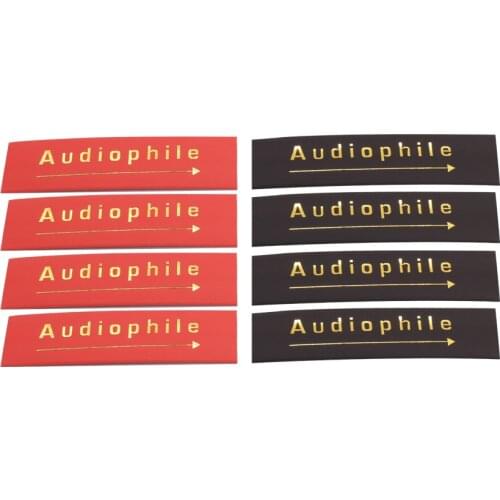 24Pcs Audiophile Heat Shrink Tube 14mm Insulated Sleeving Tubing For Speaker Interconnect Audio Cable DIY