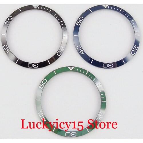 39.2MM Ceramic GREEN/BLUE/BLACK Wristwatch Bezel Ring for 41mm CORGEUT Watch