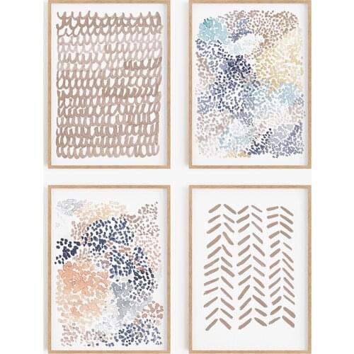 Abstract Modern Decor Minimalist Boho Canvas Prints Painting Wall Art Pictures Line Posters for Living Room Home No Frame