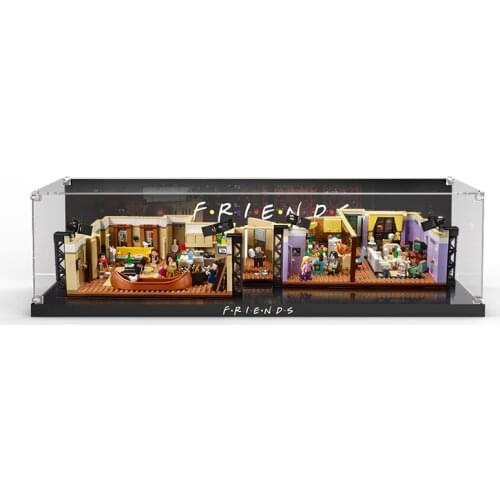 Acrylic Display Box for lego 10292 The Friends Apartments Creator Dustproof Clear Display Showcase (Lego Set not Included