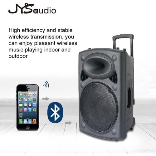 Wireless Bluetooth Trolley Speaker Rechargable Battery High Power Bluetooth Speaker Outdoor Pool Party Beach Camping Karaoke