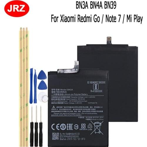 BN3A BN4A BN39 Battery For Xiaomi Redmi Go Redmi Note 7 Mi Play Mobile Phone High Quality Replacement Battery with Free Tools