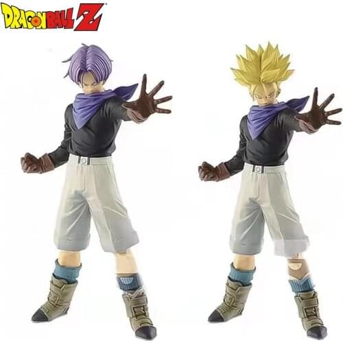 Dragon Ball Z Anime Figures Trunks PVC Toys 19cm Model DBZ Torankusu GT Collection Super Saiyan Dragonball Xmas Gift Juguetes