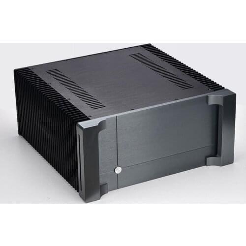 N-400 Full Aluminum Class A Amplifier Box Pure Rear Stage Chassis With Heatsink