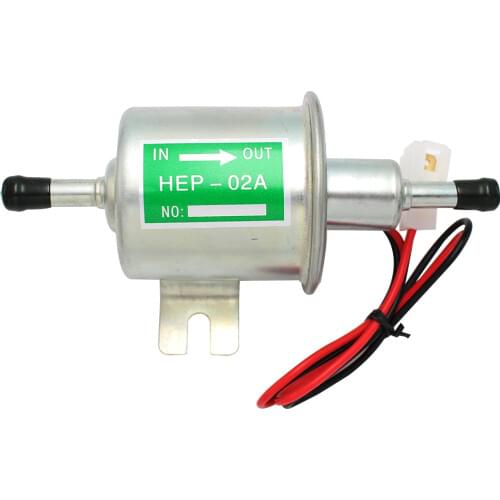 Hugwit Electric Fuel Pump 24V Low Pressure Universal Diesel Petrol Gasoline Pump 12V for Car Motorcycle 3-6 PSI