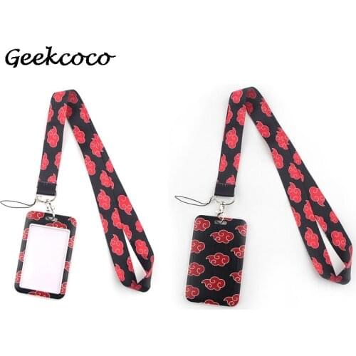J1864 Anime Mobile Phone Strap Neck Strap For Keys ID Card For USB Badge Holder DIY Hang Rope With Work Card Holders