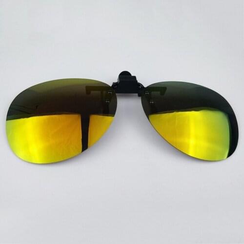 Hot Sell Mens Womens Polarized Clip On Sunglasses Driving Night Vision Anti UVA Anti Sunglasses Clips
