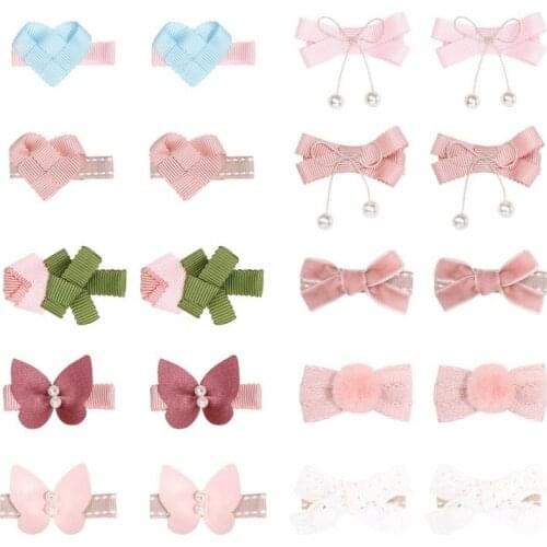 Cute Mini Baby Hair Clips Baby Headband Cute Bow Flower Children Hairpin Barrettes Headwear Baby Hair Accessories