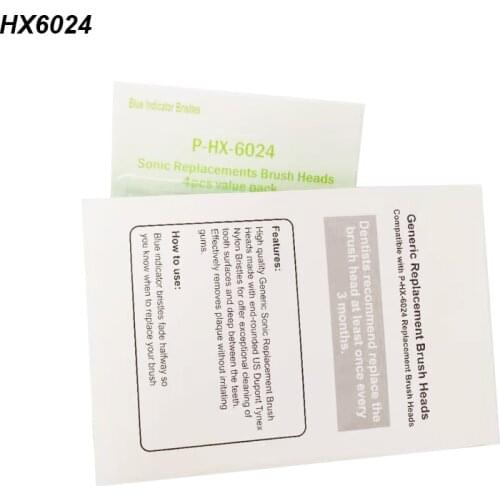 HX6024 ToothBrush Heads For PH Soni care Replacement Diamond Clean HX3120 HX6011 HX9340 HX6511 HX6710 HX9140 R710 930 950