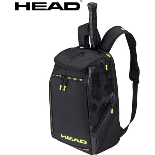 2021 Autumn Winter New HEAD Tennis Bag Extreme Nite 1-2 Pack Tennis Squash Racket Backpack Adult Teenager Tenis Sports Lover Bag