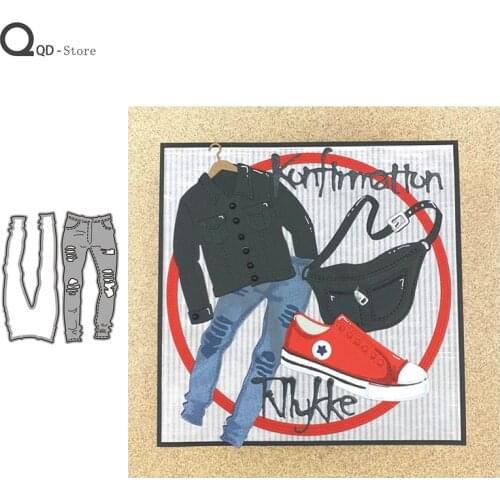 Ripped Jeans Cutting Dies Stamps Dies Scrapbooking Mold Cut Handmade Tools DIY Craft Decoration Metal Cutting Dies New 2020