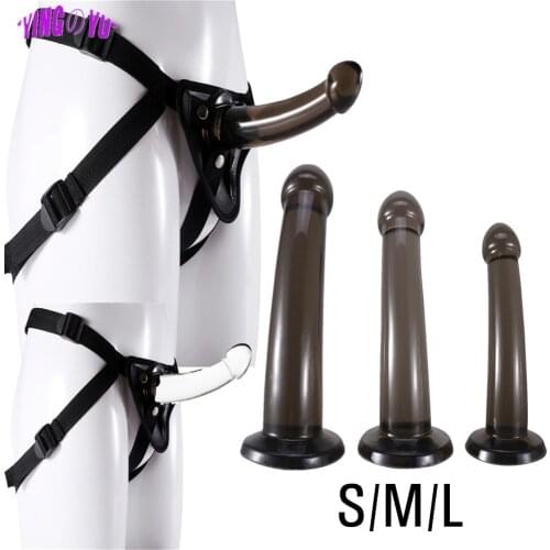 S M L Realistic Dildo Strapon Penis Panties Strap On Dildos Pants Anal Vagina Sex Toys for Women Lesbian Adult Erotic Products