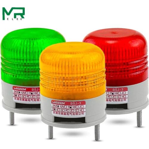 Signal Warning light LED -5002 12V 24V Indicator light LED Lamp indicator light Light with buzzer Security Alarm