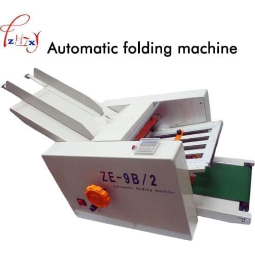 110/220V 1PC Desktop folding machine automatic folding machine instruction sheet folding machine ZE-9B/2 folding machine