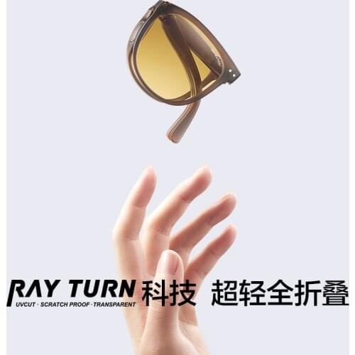 Folding air cushion Sunglasses Womens 2022 brand design new summer anti ultraviolet sunscreen Sunglasses mens Fashion Driving