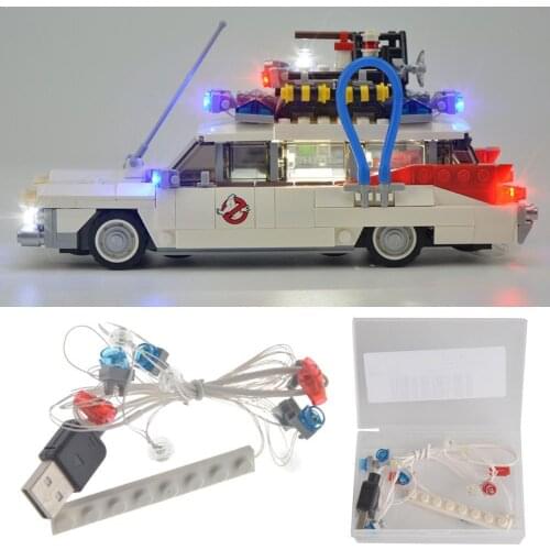 LED Light Up Kit Kit For lego Lego 21108 Ghostbusters For LEGO car 21108 not the bricks set Ecto-1 include S8O8