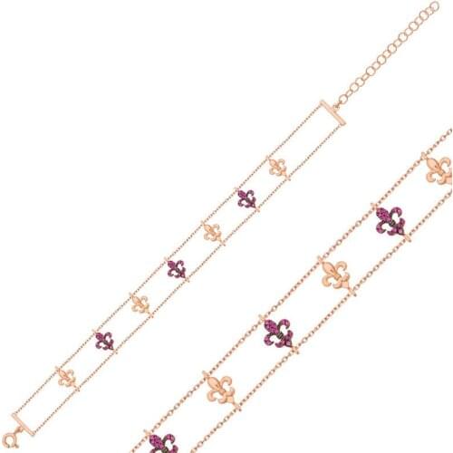 Tevuli 925 Sterling Silver Flower Pattern Lady Bracelet