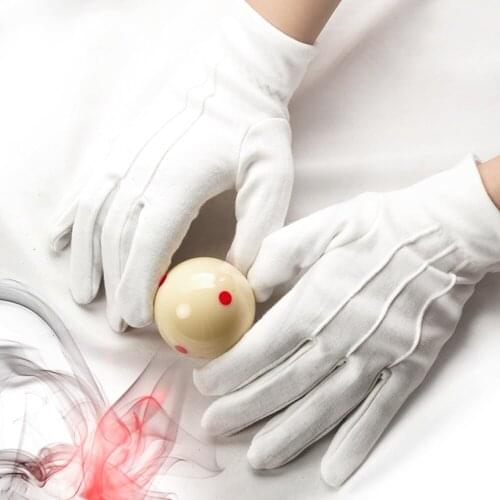 Billiard Gloves Competition Referee Gloves White 2PCS Pool Snooker Gloves Comfortable Gloves Professional Blilliards Accessories
