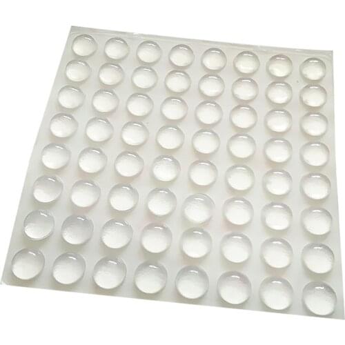 20Pcs Transparent Silicon Sticky Table Foot Pads Floor Protectors Non-Slip Furniture Pads Home Decor