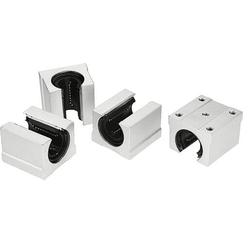 4pcs/lot SBR16UU SBR12UU SBR13UU SBR20UU SBR12LUU 16mm Linear Ball Bearing Block CNC Router SBR16 linear guide 3D