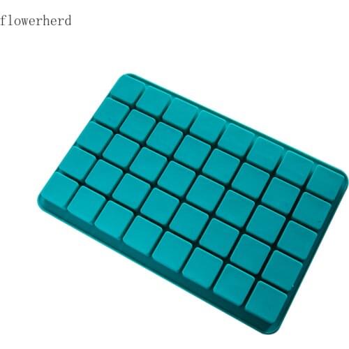40-hole Cubes Soap Making Jars DIY Soap Silicone Mold Chocolate Mold Resin Moulds Baking Accessories Ice Tray Cake Mold