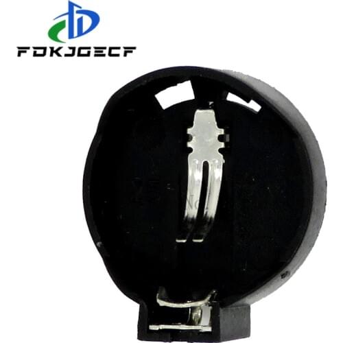 10pcs Black CR2025 CR2032 3V Button Coin Cell Battery Socket Holder Case CR2032 battery holder 2032
