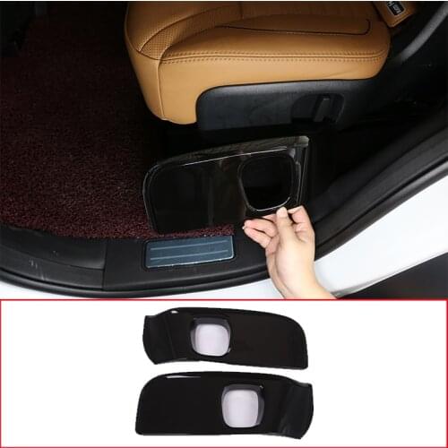 For Land Rover Discovery 5 LR5 2017-2020 Second-row Seat Adjustment Frame Cover ABS Car Styling Car Interior Accessories 2 Style