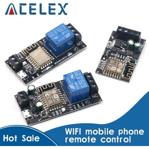 For Sinilink APP WIFI mobile phone remote control relay module DC6V~36V smart home phone APP ESP-12F XY-WF36V