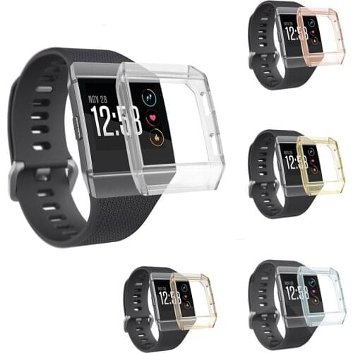 For Fitbit Ionic Case Protector Soft Shock Proof Protective Slim Frame Durable Cover Accessories for Ionic Smartwatch Women Men