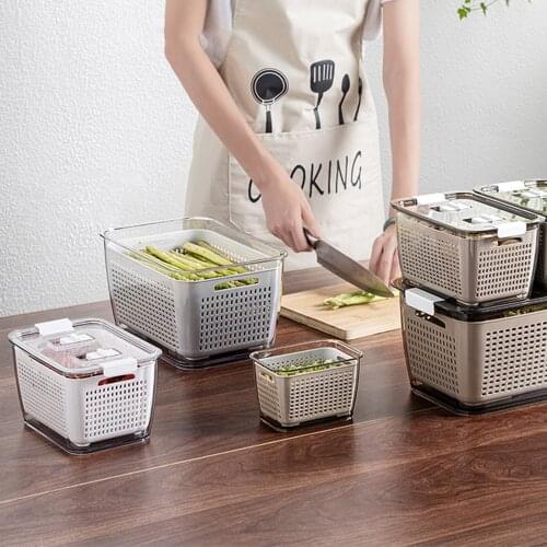 Vegetable Fruit Storage Containers Produce Saver Storage Containers Fridge Food Storage Containers Storing Meat Fresh Fish