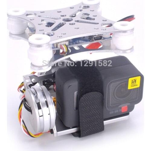 Lightweight 2-Axis Brushless Gimbal Board with Sensor RTF for Gopro3 4 SJ4000 Gopro Hero 5 6 session Camera runcam 3 RC Quad