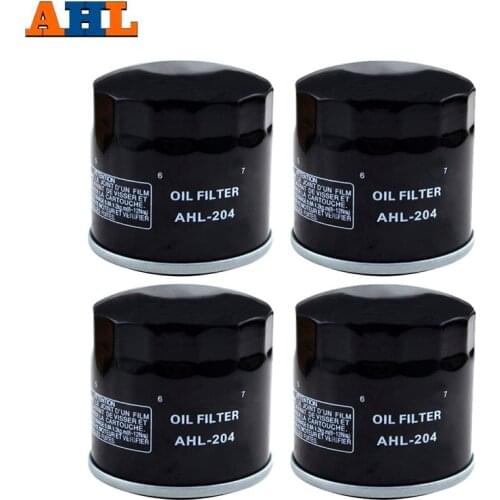 4PCS AHL Motorcycle Parts Oil Filter For YAMAHA YZFR1 LE YZFR1LE YZF R1M YZFR1S YZF R1S R1 998 YZFR3 321 YZFR6 599 YZF R3 R6